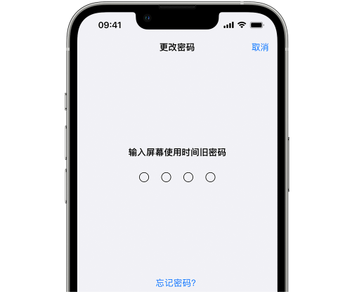 张家港iPhone屏幕维修分享iPhone屏幕使用时间密码忘记了怎么办 