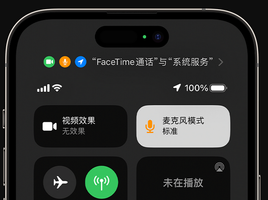 张家港苹果授权维修网点分享iPhone在通话时让你的声音更清晰 