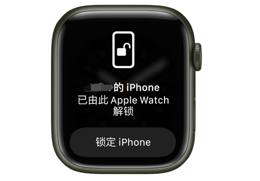 张家港苹果手机维修分享用 AppleWatch 解锁配备面容 ID 的 iPhone方法 