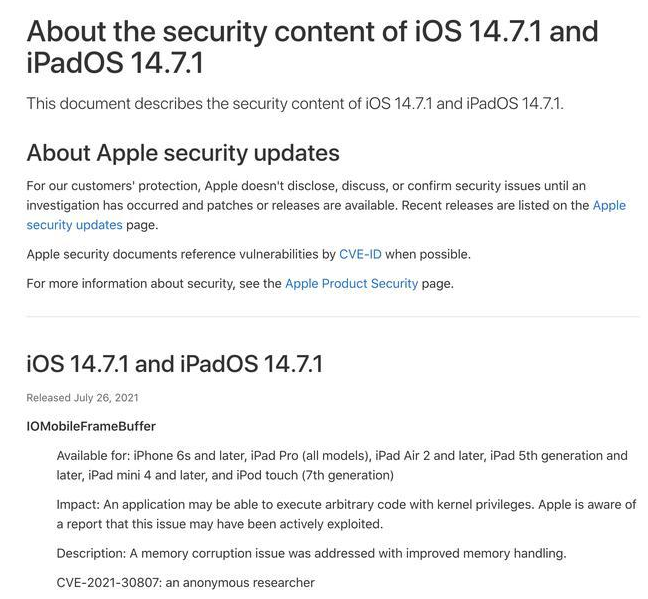 张家港苹果手机维修分享iOS 14.7.1 正式版更新内容及升级方法 